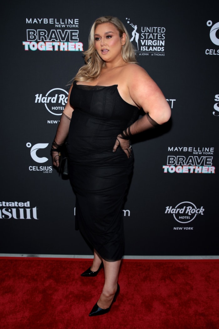 Hunter McGrady at SI Swimsuit launch event in NYC.